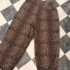 Stylish Leopard Print Women's Joggers